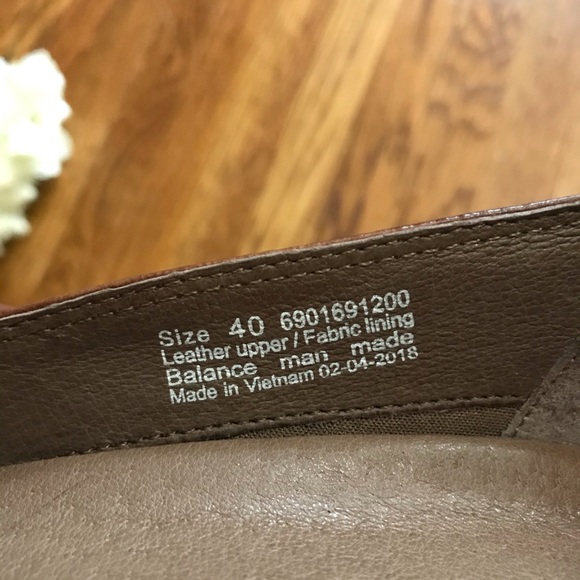 Dansko Liliana Chestnut Burnished Calf Wedge Sz 40 - Picture 5 of 7